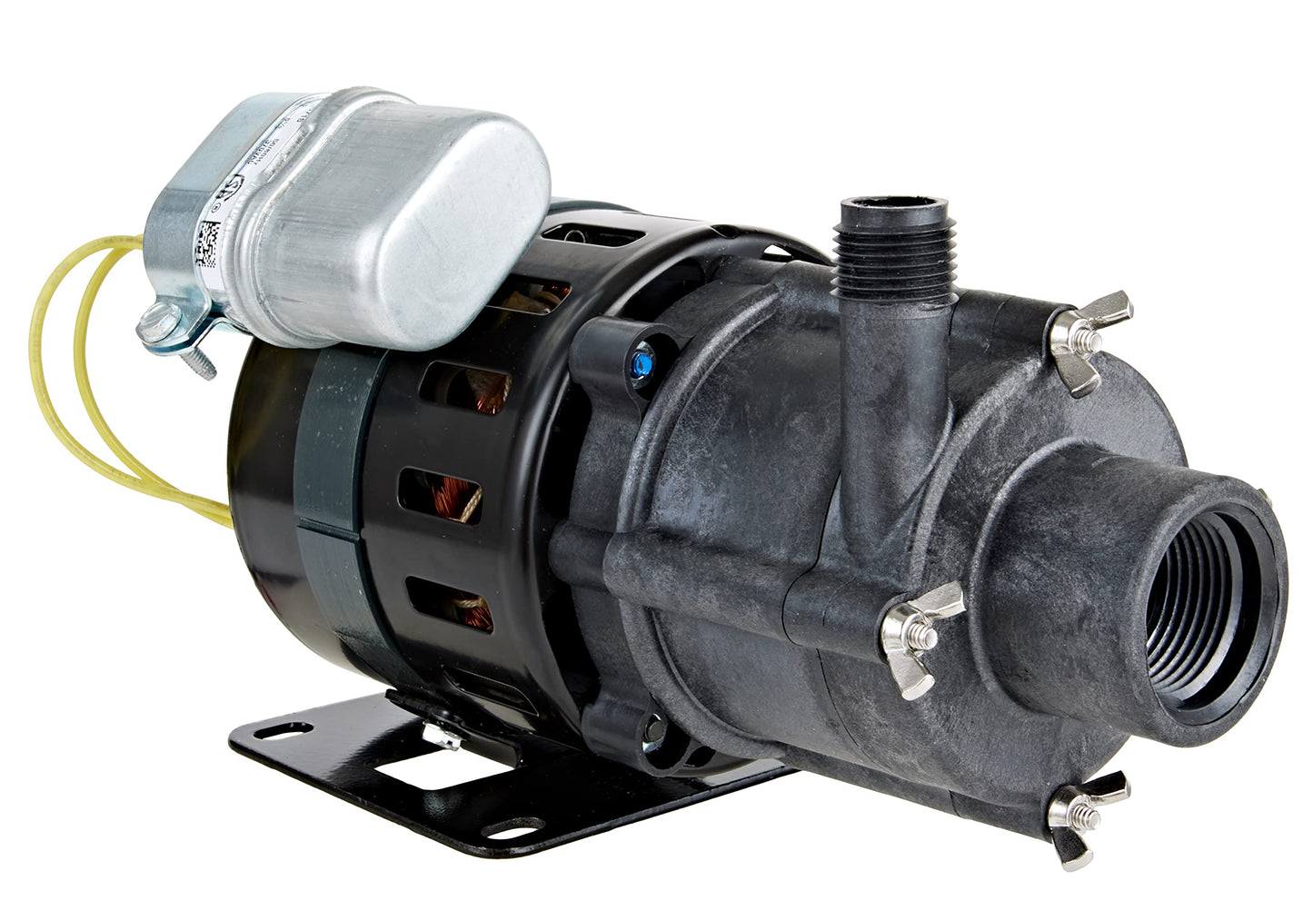 Little Giant 5-MD-HC 115 Volt, 1/8 HP, 1050 GPH Magnetic Drive Highly Corrosive Chemical Transfer Pump, 6-Ft. Cord with Plug, Black, 583603