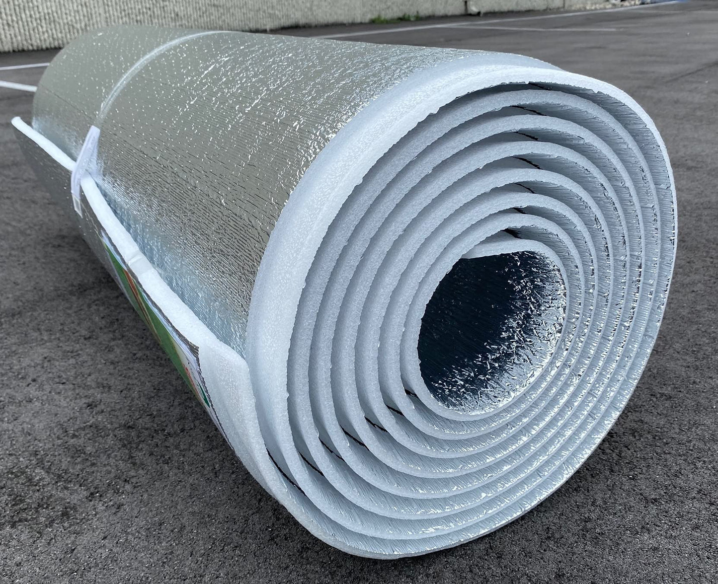 SmartSHIELD -20mm 48" X25ft Reflective Insulation Roll, Foam Core Radiant Barrier, Thermal Foil Insulation Panel - 0.8 Inch Thickness, R-23