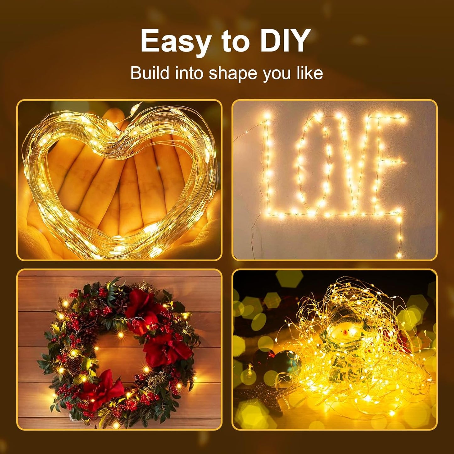 ZGWJ Fairy Lights - 12 Pack Battery Operated Twinkle String Lights | 20 LED, 7FT, Waterproof for Indoor & Outdoor Decor