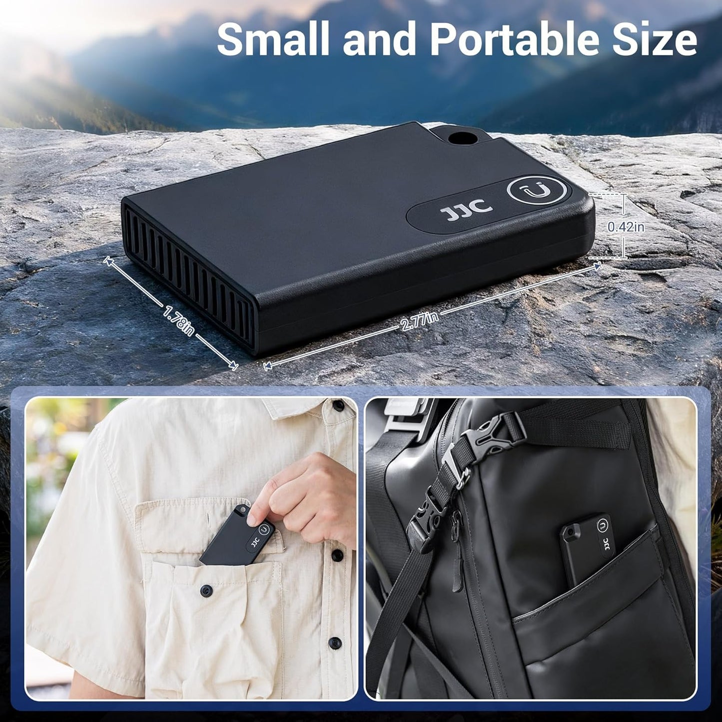 JJC 312 13 10 LR41 11x A312 Size312 P312 PR41 P13 P10 AG3, Portable Size Battery Case Holder Storage, Pop-up Design
