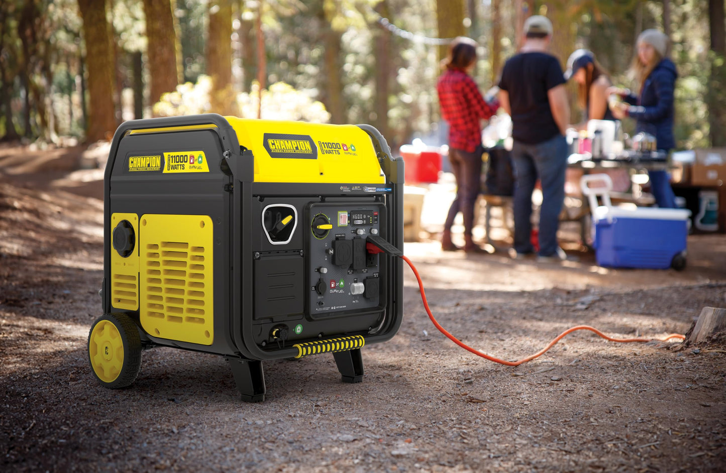 Champion Power Equipment 11,000-Watt Electric Start Dual Fuel Home Backup Portable Inverter Generator with Quiet Technology and Free 3-Year Warranty
