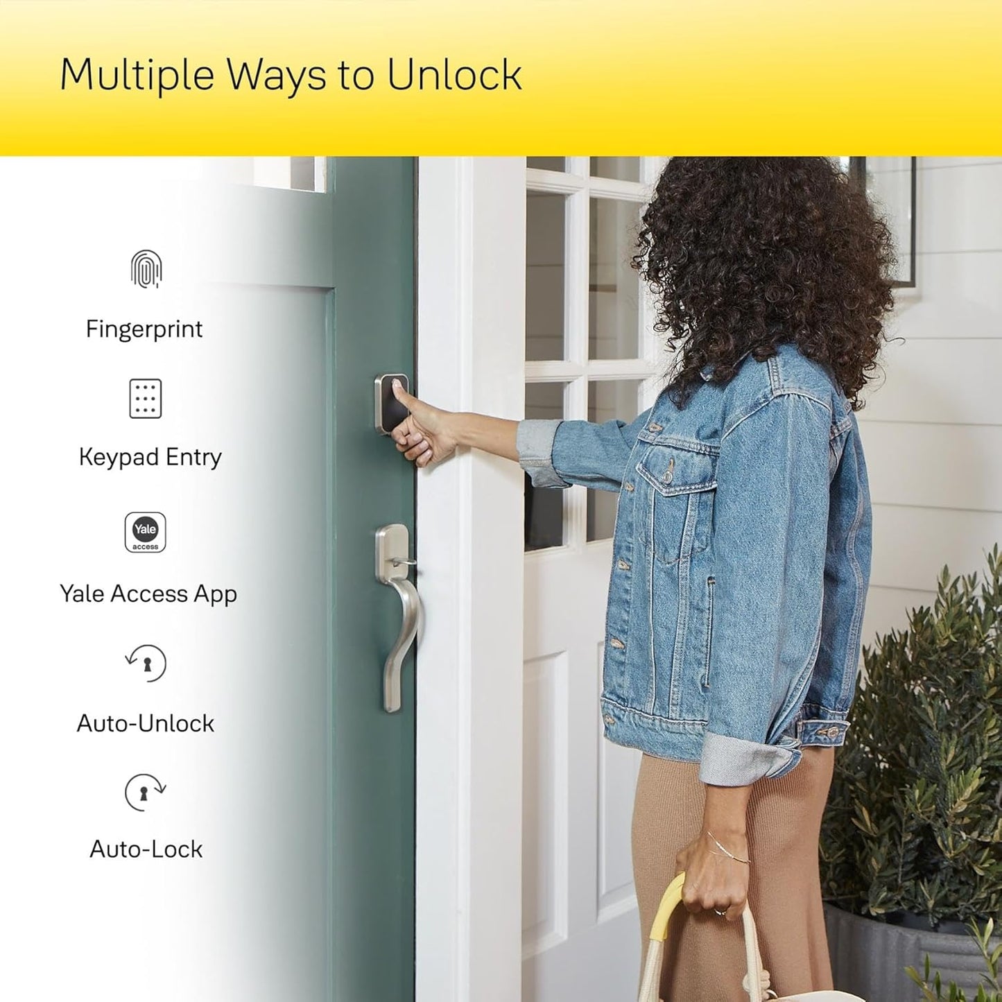 Yale Security Assure Lock 2 - Black Suede Smart Deadbolt with Wi-Fi Keypad & Fingerprint Scanner