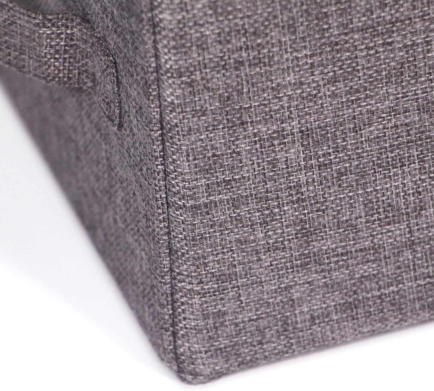 TENABORT Closet Organizer Bins - Set of 3 Fabric Storage Baskets with Handles for Home & Office