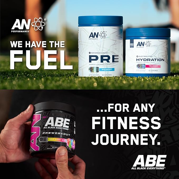 All Black Everything Pre Workout Powder | 30 Servings | Tropical Vibes | 350mg Caffeine | Nootropic Pre-Workout Blend | Beta Alanine + Citrulline | Energy Supplement for Men and Women