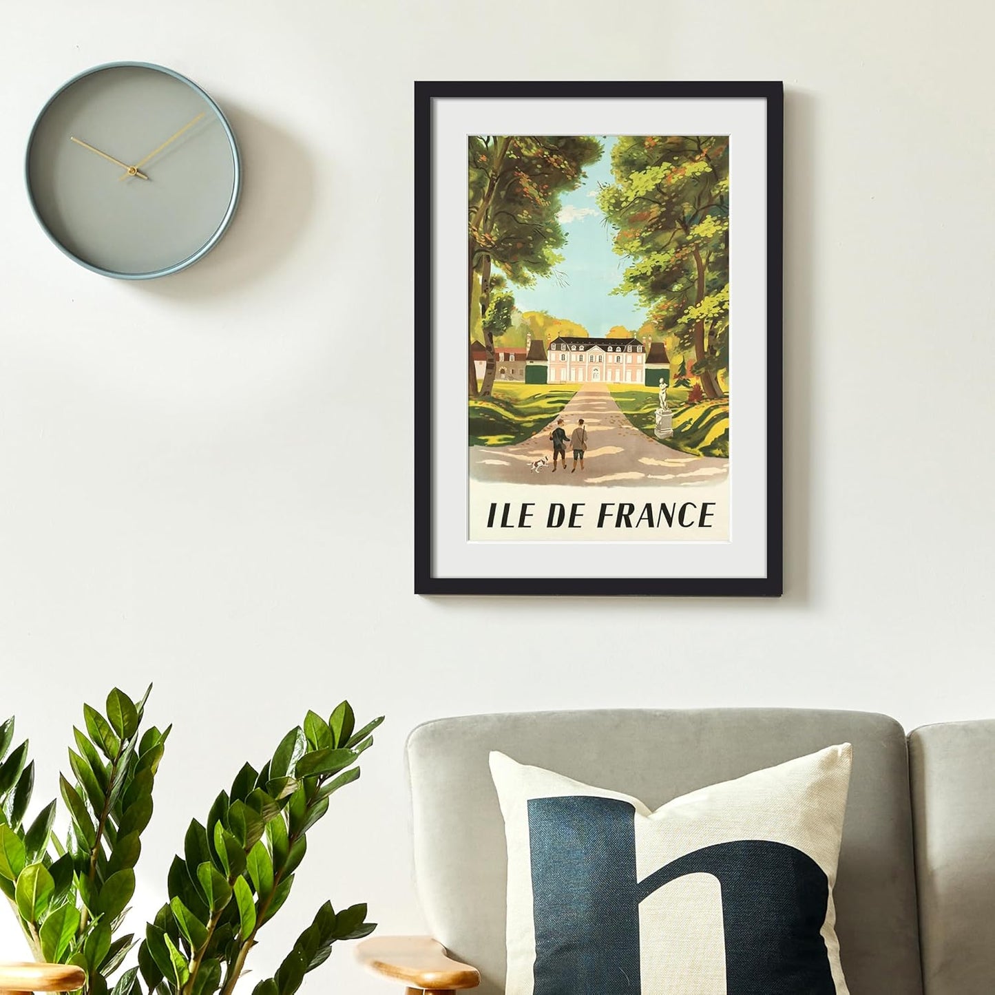 Upsimples 14x20 Picture Frame - Versatile Wall Hanging for 11x17 Photos with Mat, Black, 1 Pack