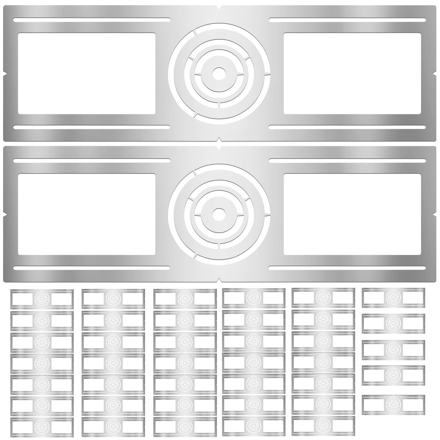 New Construction Mounting Plate, 3-4-6 Inch, LED Recessed Lighting Housing Kits for remodeling, Basement remodeling, Hanging Ceiling and LED Lighting, Shallow Recessed Lighting Housing Plate,40PC