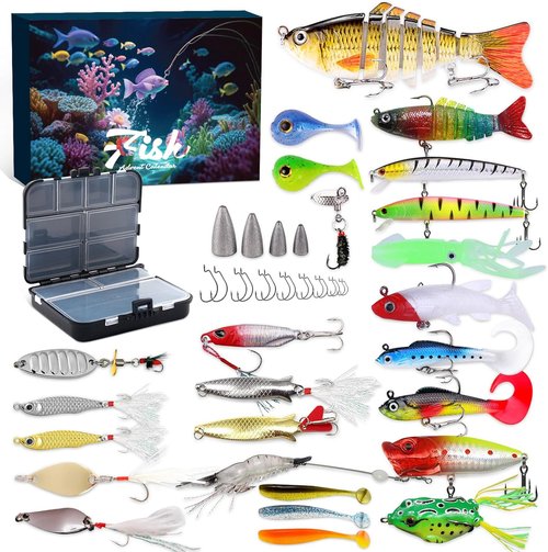Fishing Advent Calendar - 24-Day Countdown with Lures & Tackle Set | Perfect Gift for Dads & Fishermen