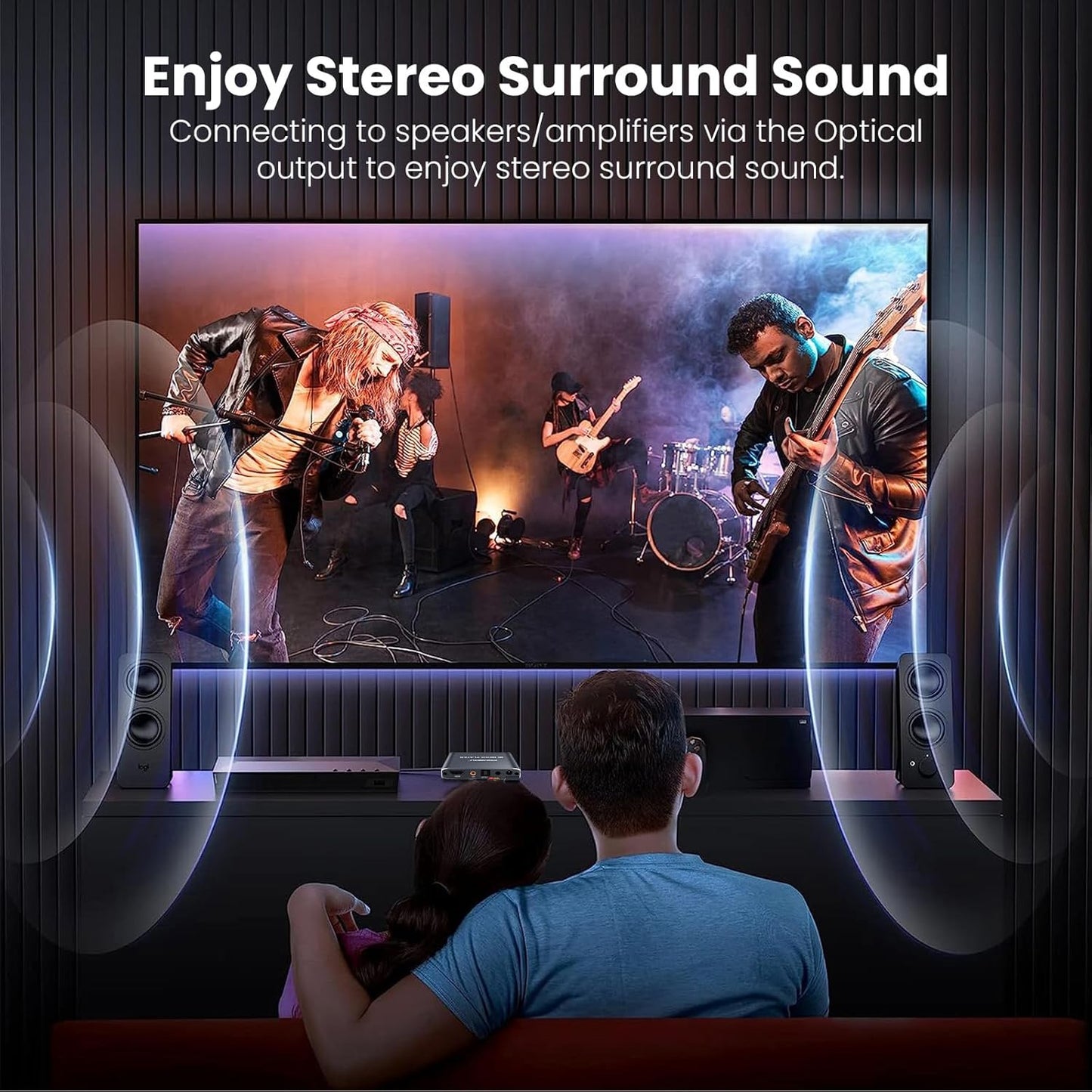 fnetic 4K MP4 H.265/HEVC, HD Digital Media Player, TV Video Player for USB Drive/Micro SD Card, Digital Signage, Auto
