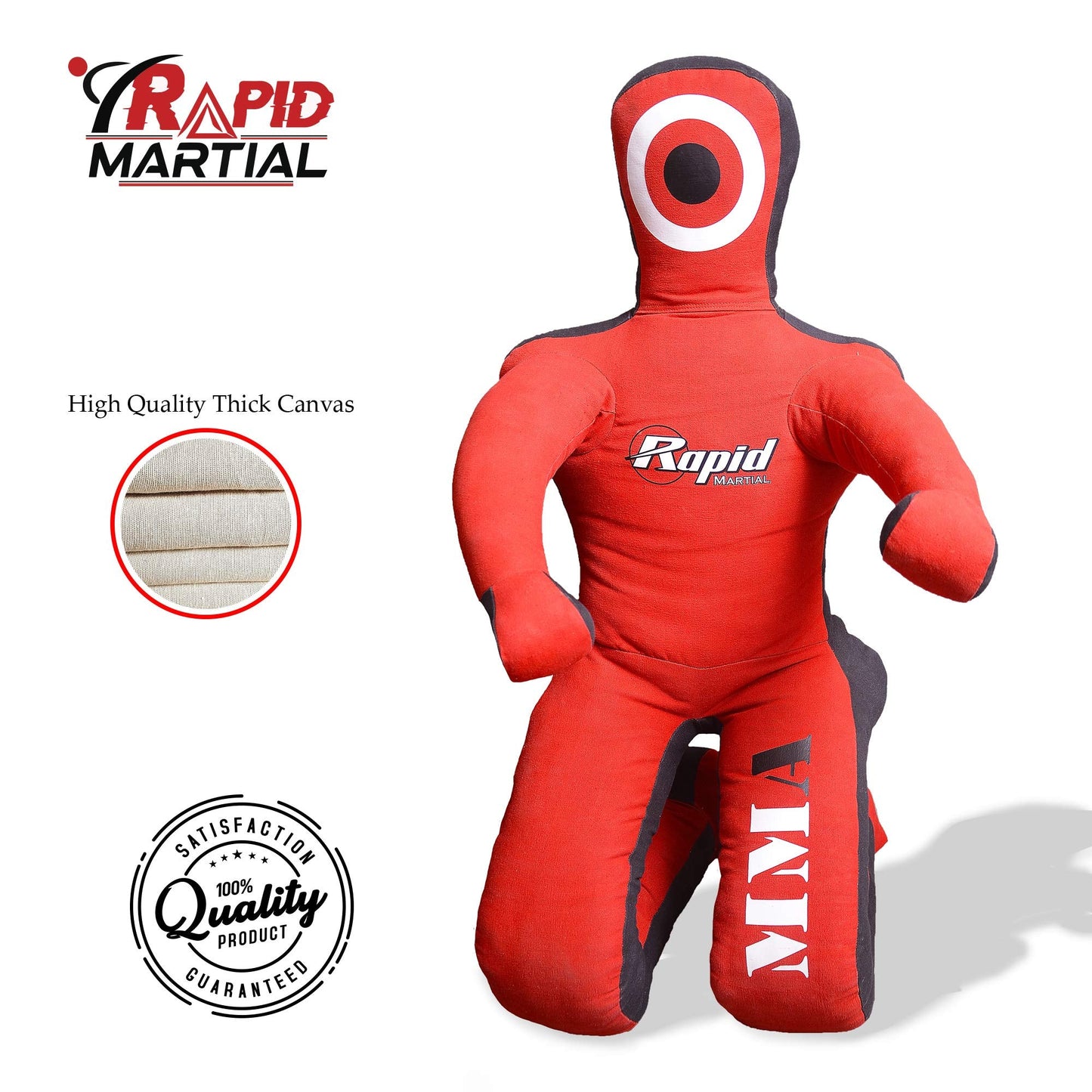 MMA Grappling Dummies BJJ Wrestling - Brazilian Jiu Jitsu Mixed Martial Arts Boxing Judo Karate Training Dummy - UNFILLED 4/48 inches Feet- Sitting