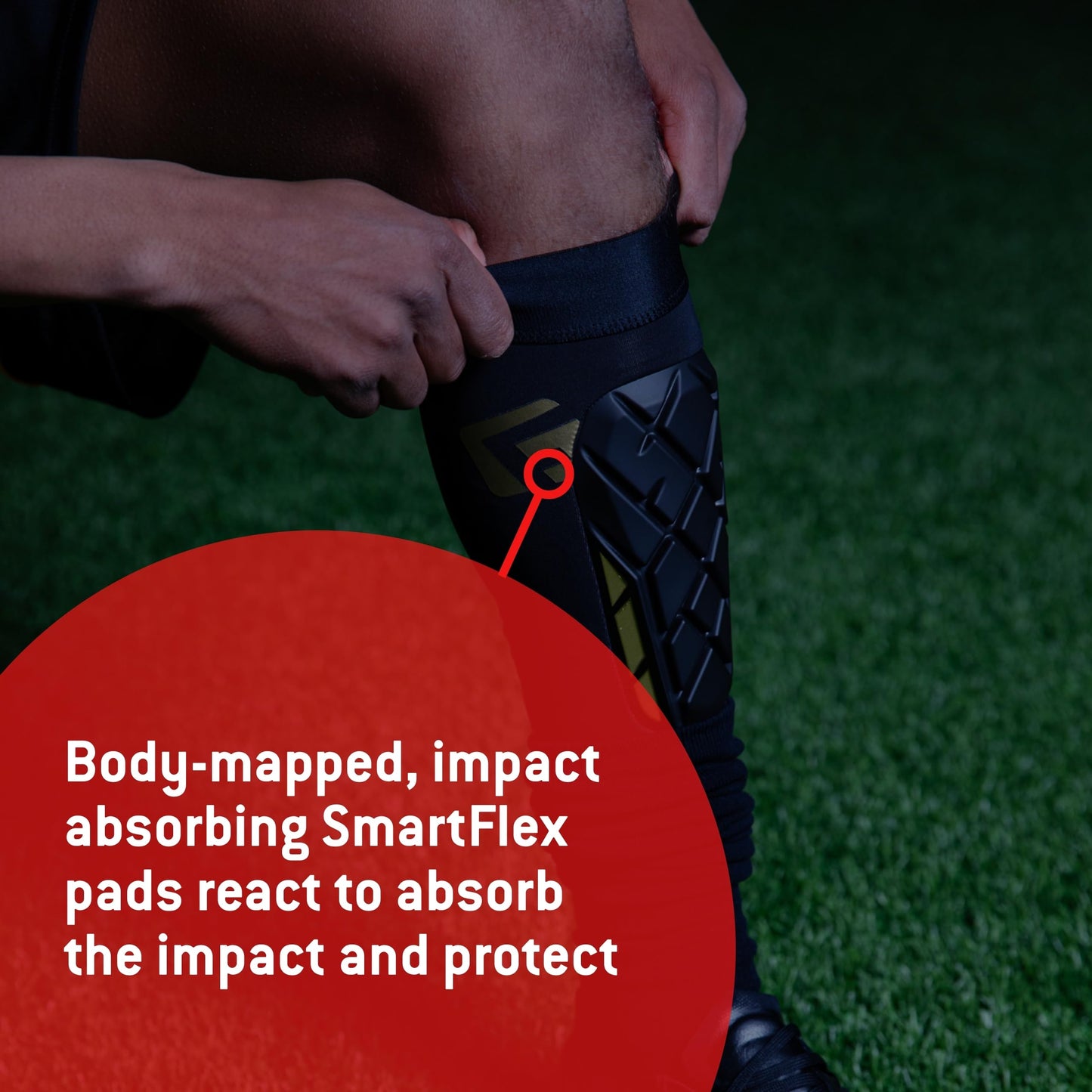G-Form Pro-S Elite X Shin Guard, Matte Black, Adult Medium