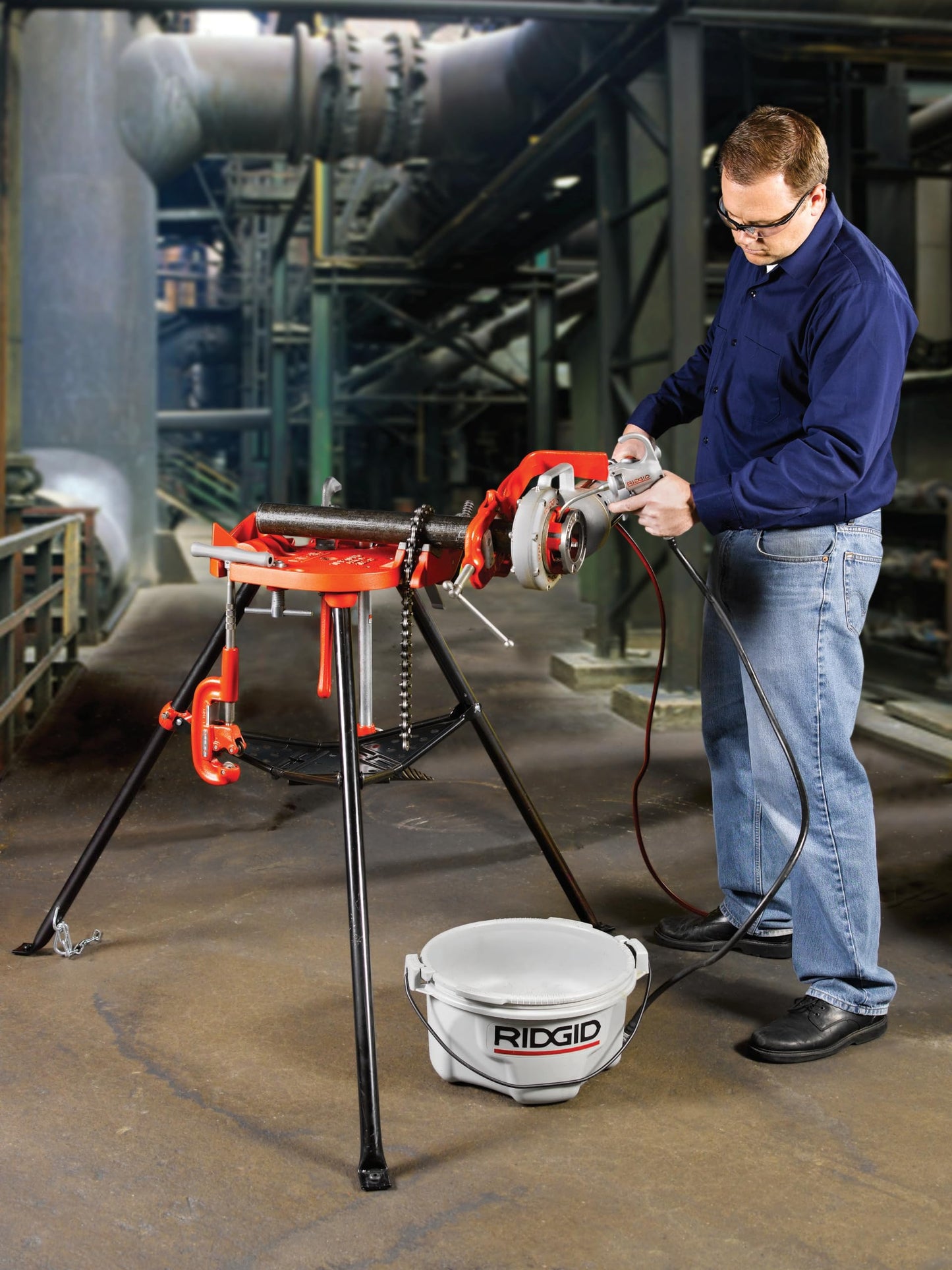 Ridgid 36278 Vise, 460-12 Tristand Chain