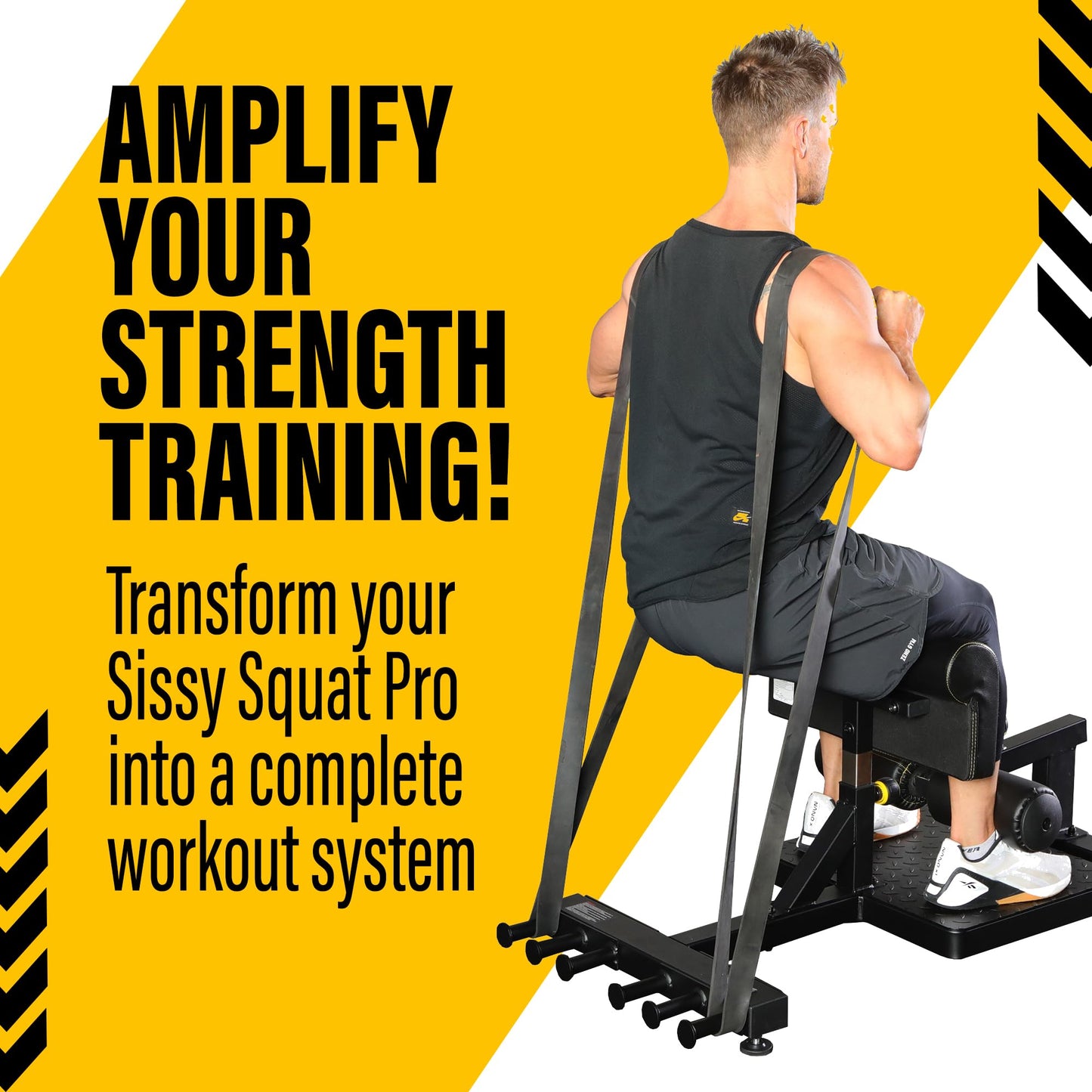 Powertec Resistance Band Pegs (Set of 2) - Compatible Only with Sissy Squat Pro Equipment - Home Gym Accessories