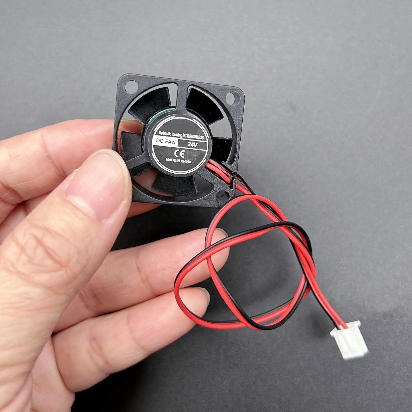 JZK 2PCS 30x30x10mm 24V 3010 3.45 31.6 10000 24V, 1.18x1.18x0.39 inches, 3D Mini Silent Cooling Fan, DC Brushless Fan