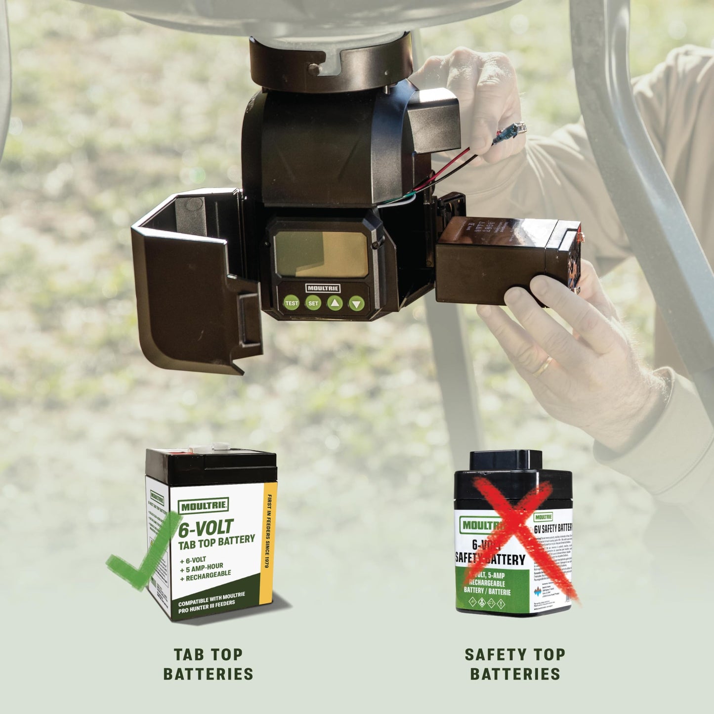 Moultrie 250 Lb Pro Hunter III Directional Feeder - Deer & Fish Pond, Bluetooth App Control, 10 Daily Feed Times, MFG-15105