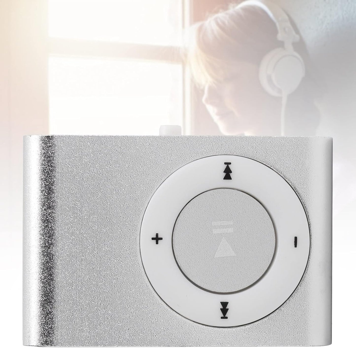 Zerone MP3 MiniMP3 Mini Player, Portable Player Aluminum Alloy Digital Media Player BackClip Player with Earphone
