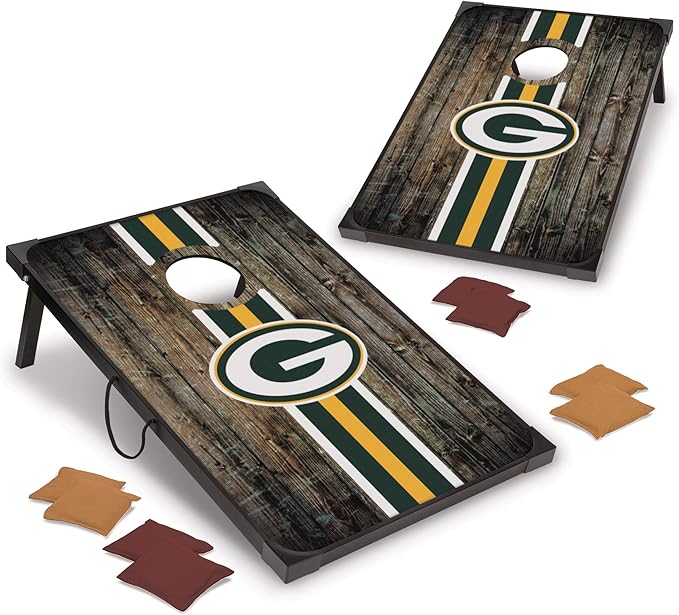 Wild Sports NFL 2' x 3' MDF Deluxe Cornhole Set - with Corners and Aprons