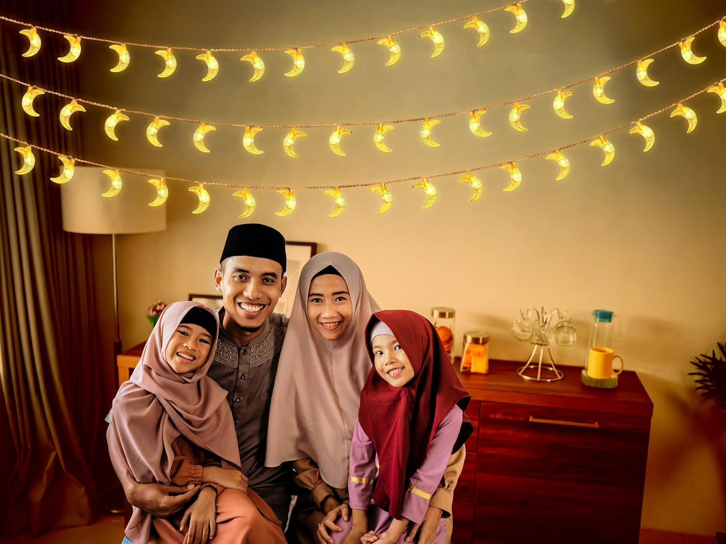 OLEEK Ramadan Lights - 20 ft Decorative LED String Lights for Home | Perfect Ramadan Gifts for Kids