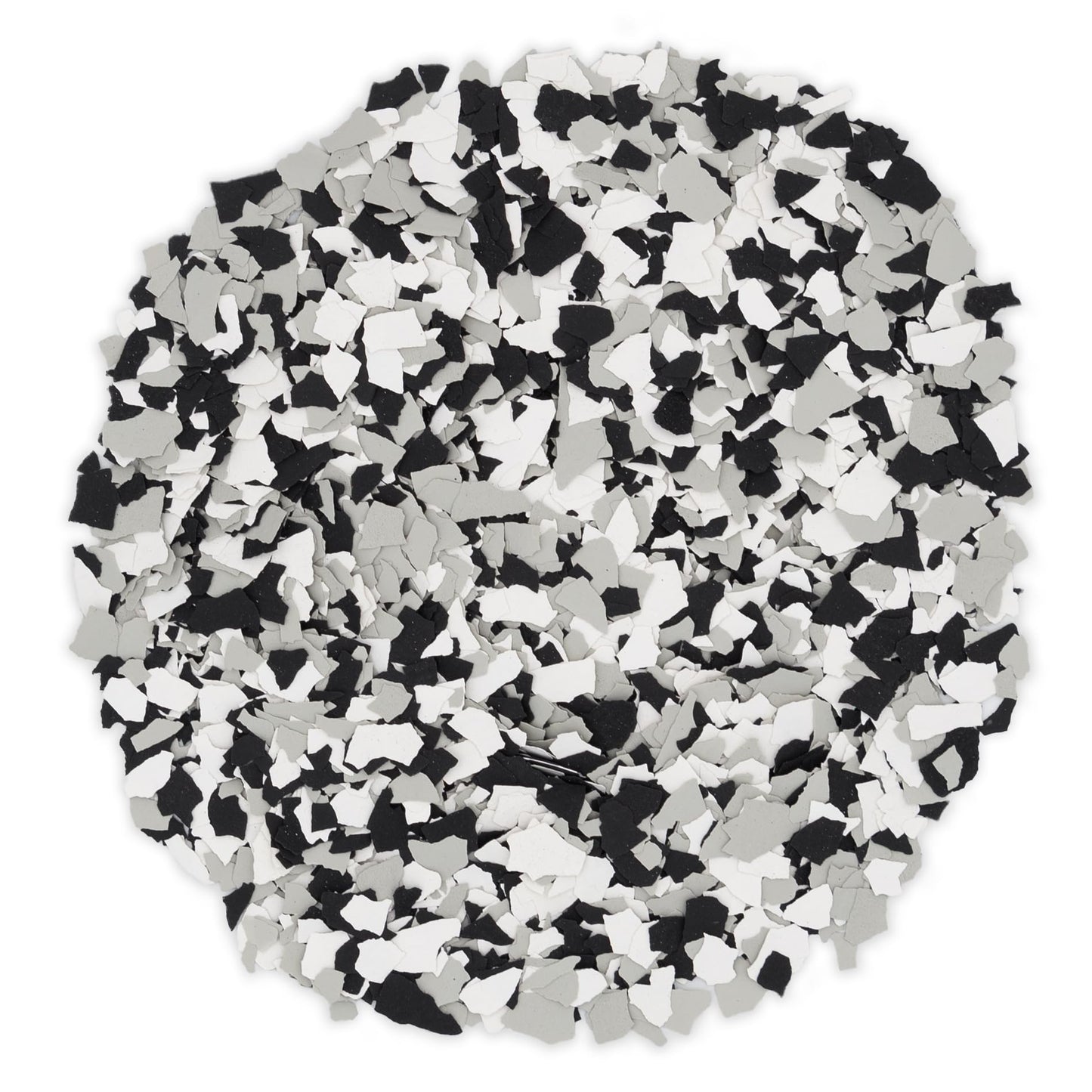 Epoxy Floor Kit for Concrete - USA Made - 2X Thicker, Industrial Grade, Residential & Commercial. 300-400 sq ft or 600 sq ft Kits. Many Styles (Medium Gray with Domino Flake, 600 ft²)