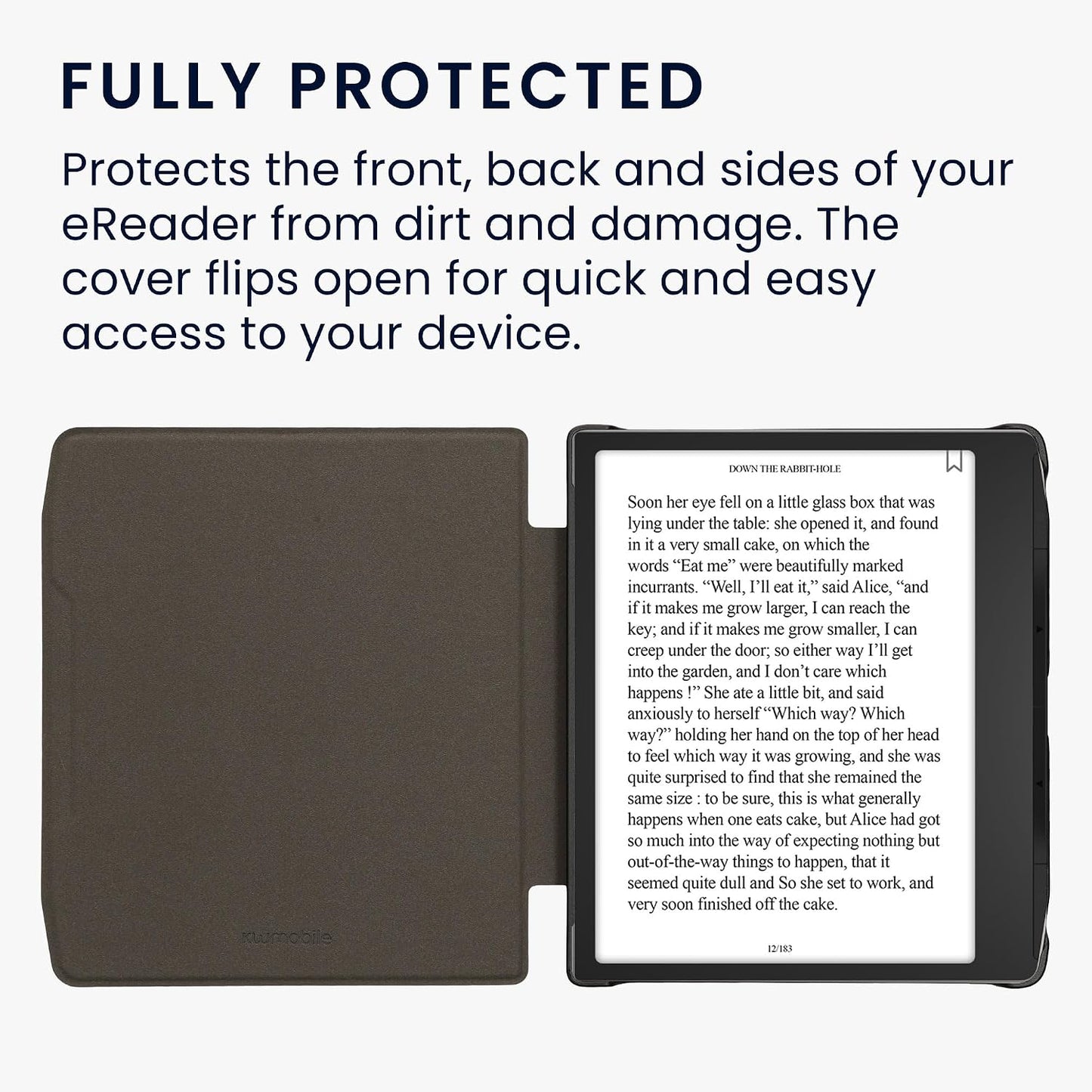 kwmobile Magnetic Closure Case for Pocketbook Era - Black