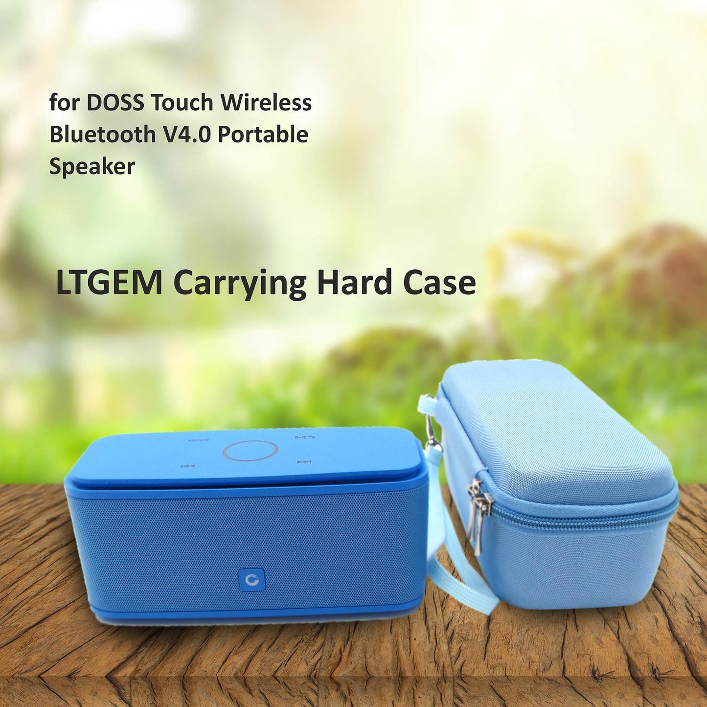 Eactive V4.0 Case for Doss SoundBox Touch Wireless Bluetooth Portable Speaker Protective Hard EVA Travel Shockproof