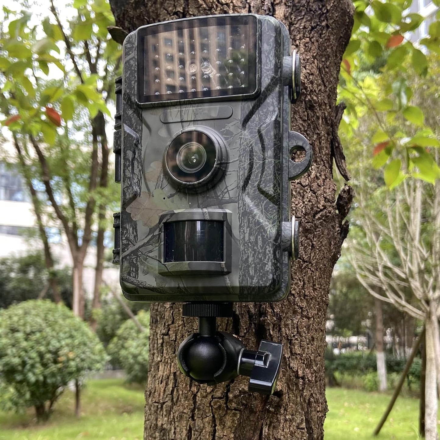 Kuiming 360 2 Packs Adjustable Trail Camera Tree Mount: Game Camera Outdoor Mounting Bracket Holder with Double Swivel