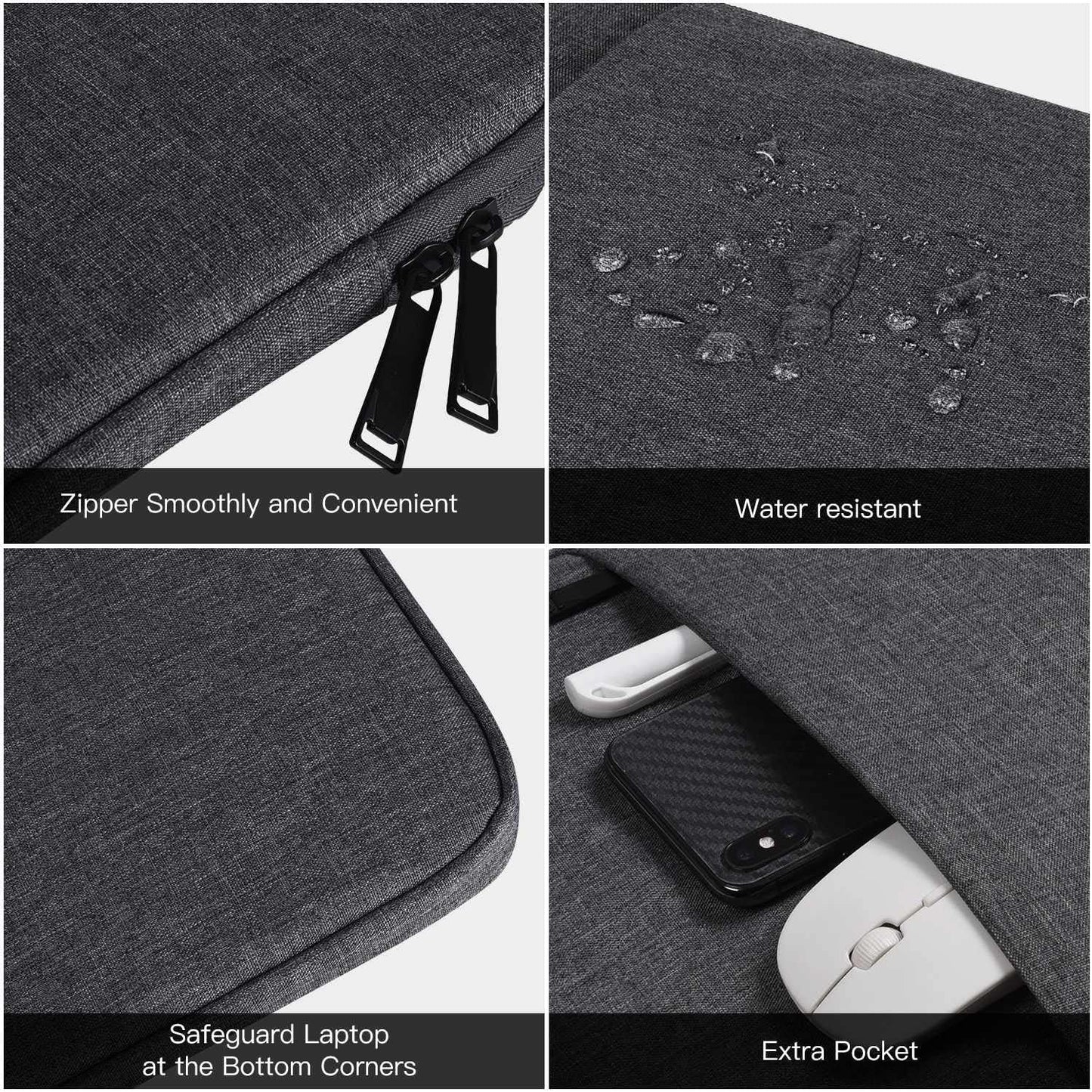 CaseDeer 16.1 inch 15.6/16.1 16" Portable Monitor Case Sleeve for Most in Monitors, Compatible with KYY MNN Innoview