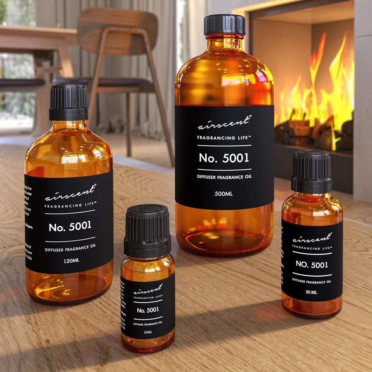 AirScent Bac. Rouge Inspired Diffuser Oil - Premium Fragrance for Ultrasonic & Waterless Diffusers | 10 mL Glass Dropper Bottle