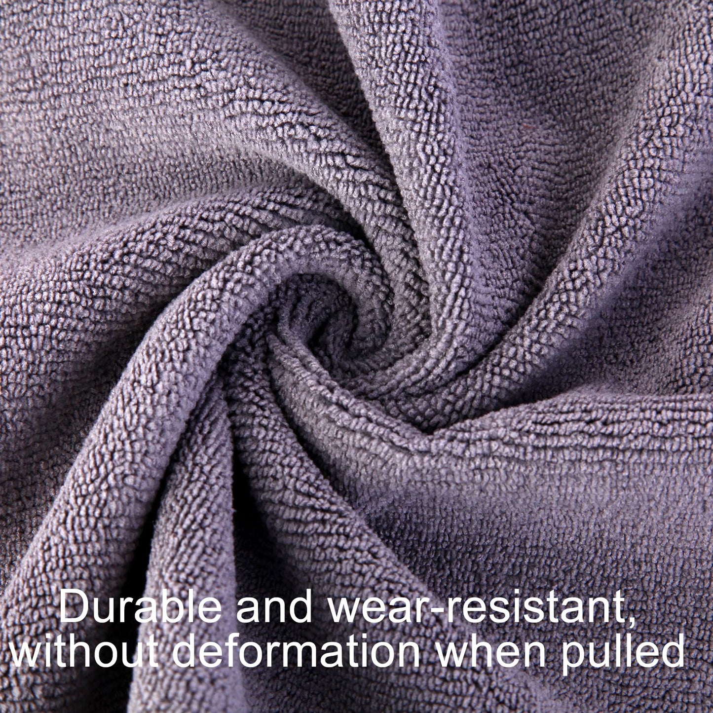 Wmiyafff Microfiber Gym Towel Set for Sports Fitness, Yoga, Workout, Soft and Quick-Drying Gym Towels for Women Men (3 Pack, Grey+Blue+Purple)