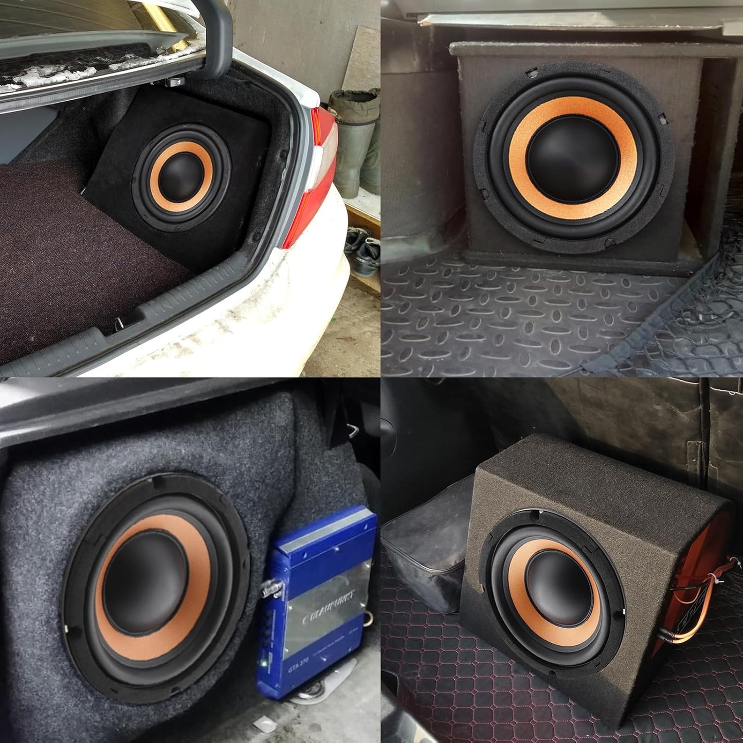 DriSentri 6.5 Inch Bass Loudspeaker Woofer Speaker for Car Audio/Home Theaters, Wide Frequency Response Car Audio