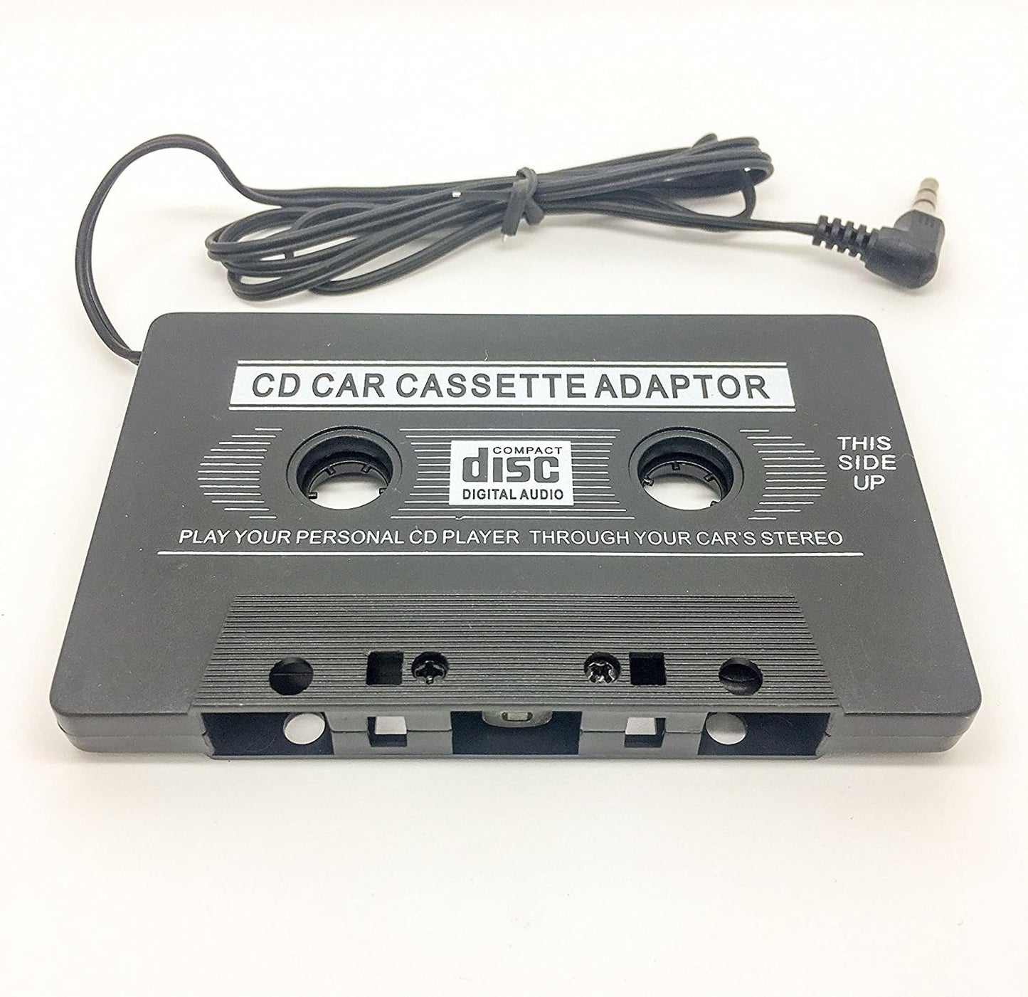 Master Cables Cassette 3.5mm MP3 Cassette Car Audio Adapter Universal Tape Adapter with AUX Cable Play Music from