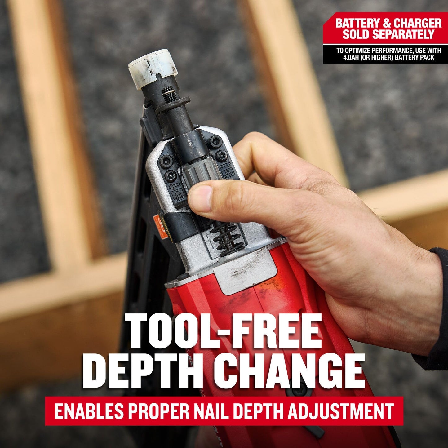 CRAFTSMAN V20 Brushless Cordless 30° Framing Nailer (Tool Only) (CMCN630PTB)
