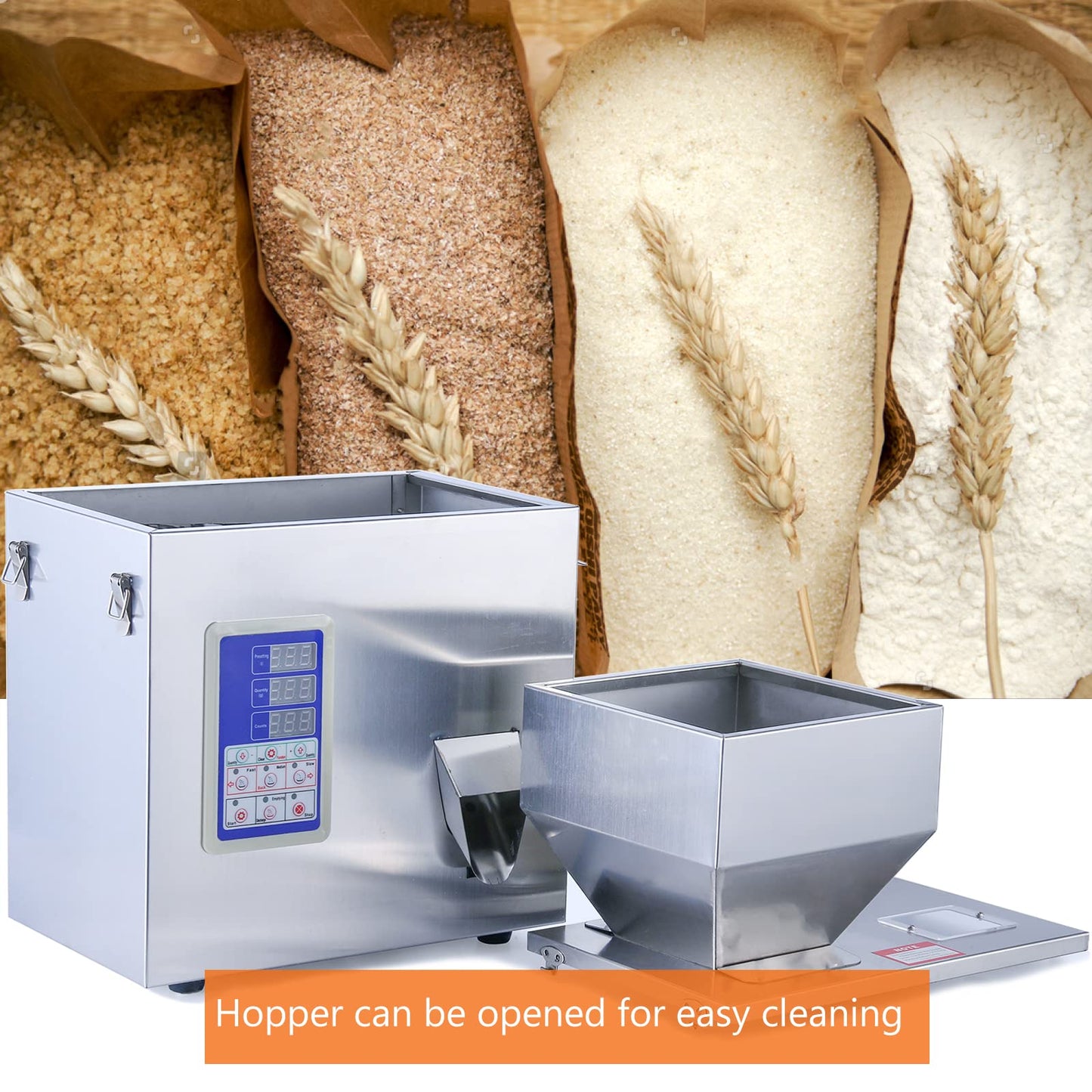 Fanlocn Powder Filling Machine, Particle Filling Machine, Automatic Powder Particle Dispenser For Flour Glitter (Powder Filler 1-100G)