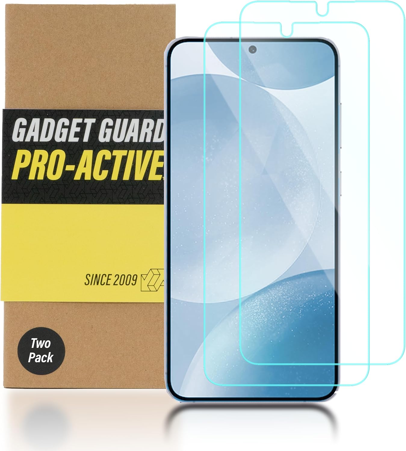 2 pack S24+), Gadget Guard Hybrid Glass Pro-Active - Screen Protector (Samsung Galaxy Clear