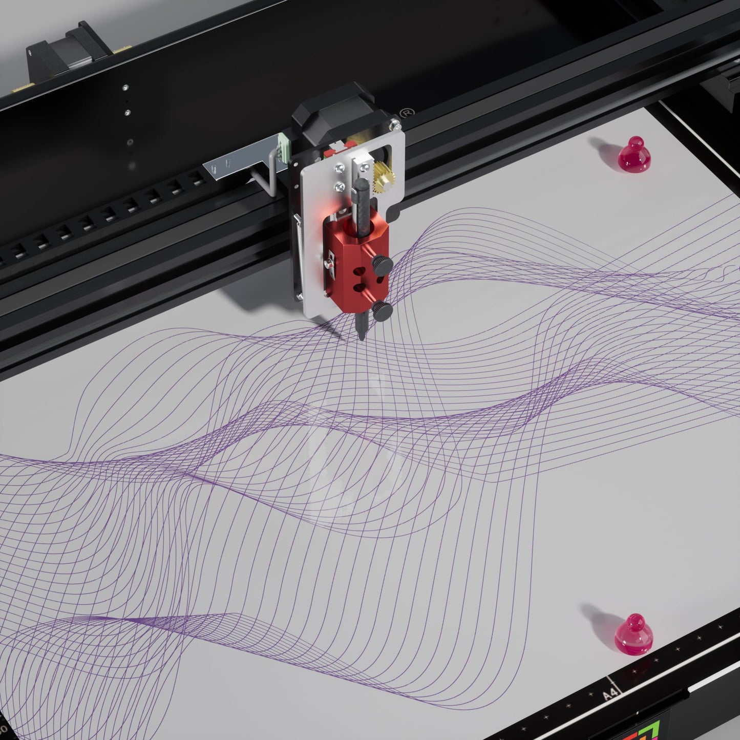 UUNA TEK 3.0 Pre-Assembled Pen Plotter High End XY Plotter All-in-One Drawing Robot Handwriting Machine for Letters Envelops Cards Digital Arts A3 Working Range (Pen Not Included)