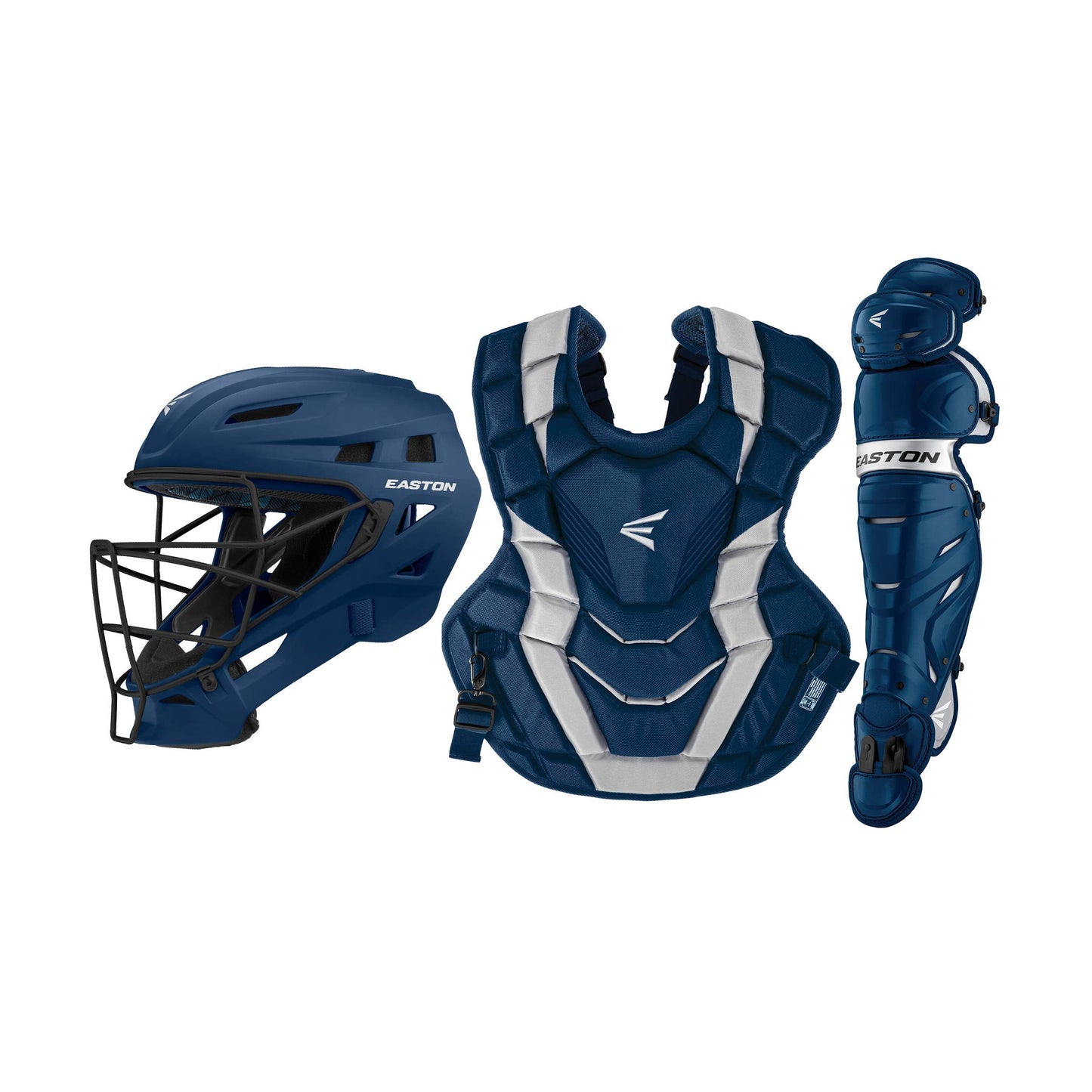 EASTON ELITE X Baseball Catchers Equipment Box Set, Adult, Navy