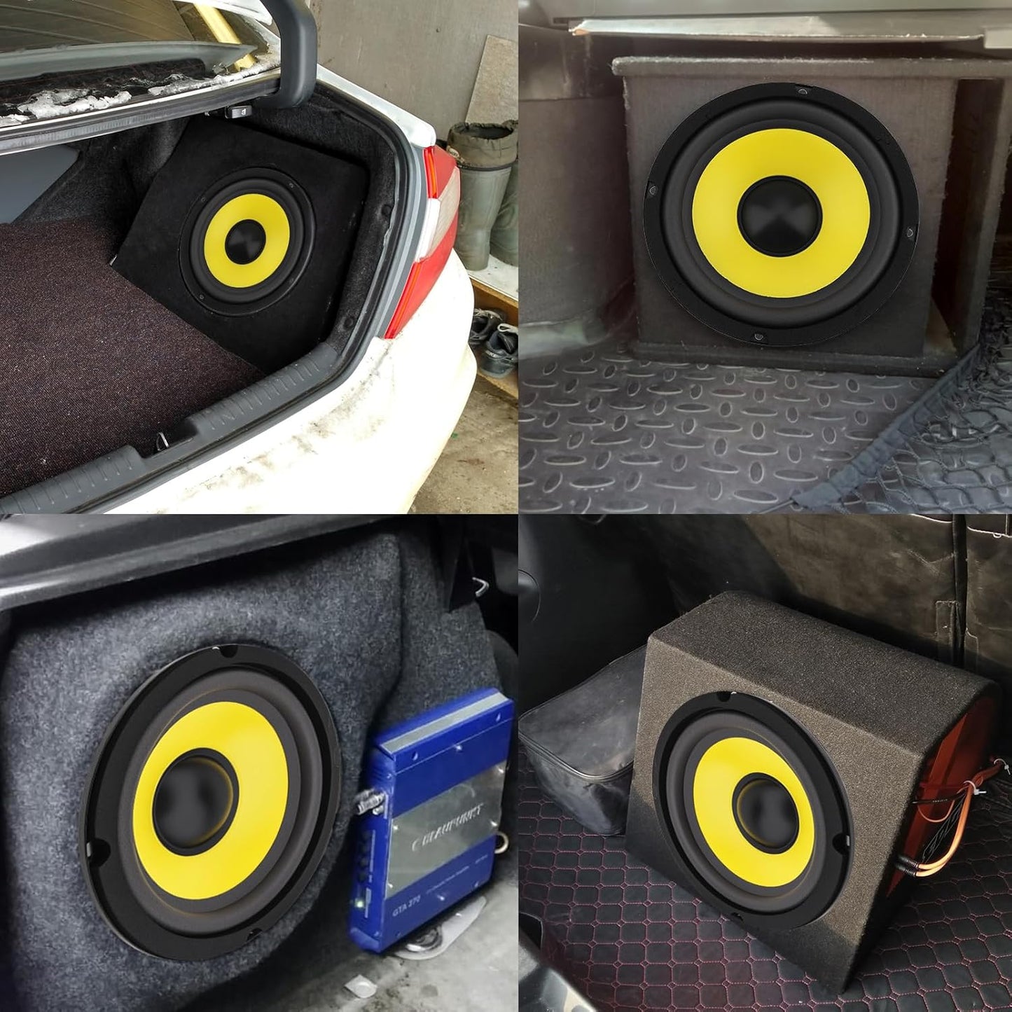 DriSentri 2 6 Inch (6'') Pieces Bass Loudspeaker Woofer Speaker, Wide Frequency Response Car Audio Stereo Speaker