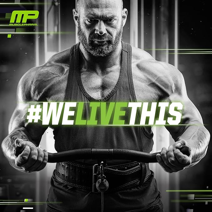 MusclePharm Combat Protein Powder, Cookies ?˜N??Cream Flavor, Fuels Muscles for Productive Workouts, 5 Protein Sources including Whey Protein Isolate & Egg Albumin, Gluten Free, 4 lb, 52 Servings