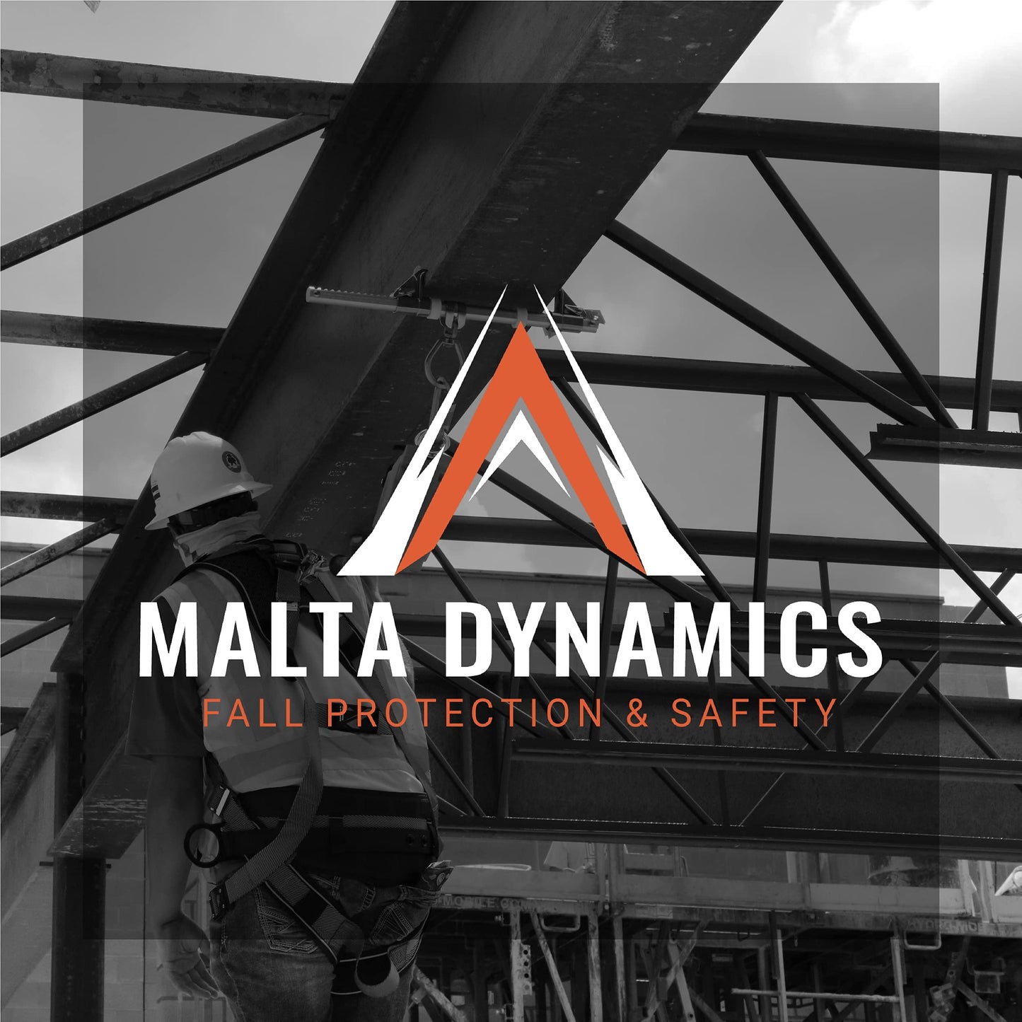 Malta Dynamics Fall Protection Roof Anchor – Stainless Steel Roof Clamp with 360° Swivel, Easy to Install Fall Arrest System and Roofing Safety, OSHA and ANSI Compliant (1 unit)