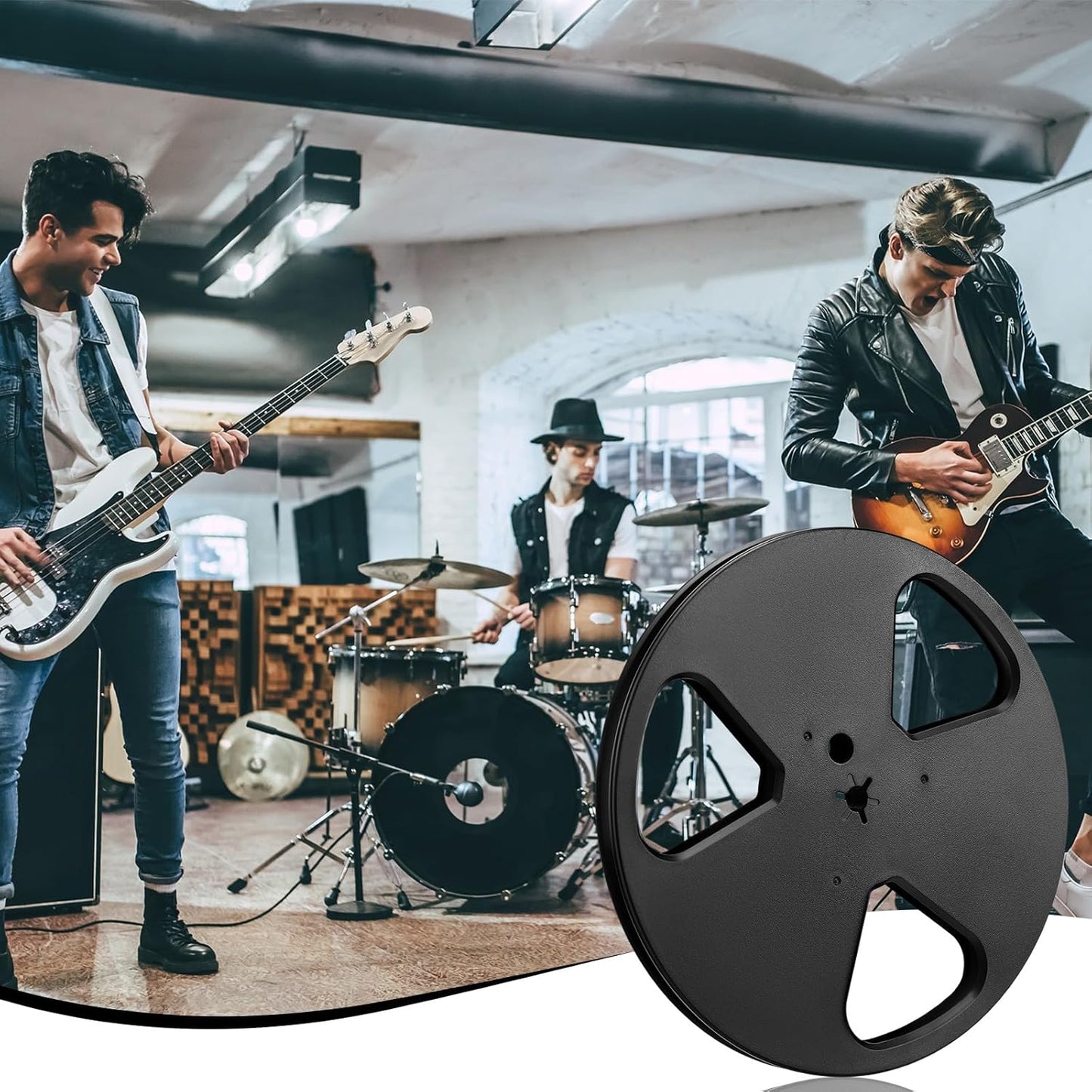 Relaxweex 1 7" 1/4" Pcs x Reel to Reel Tape Recorder Plastic Empty Tape Reel Recording Take Up Reel Compatible