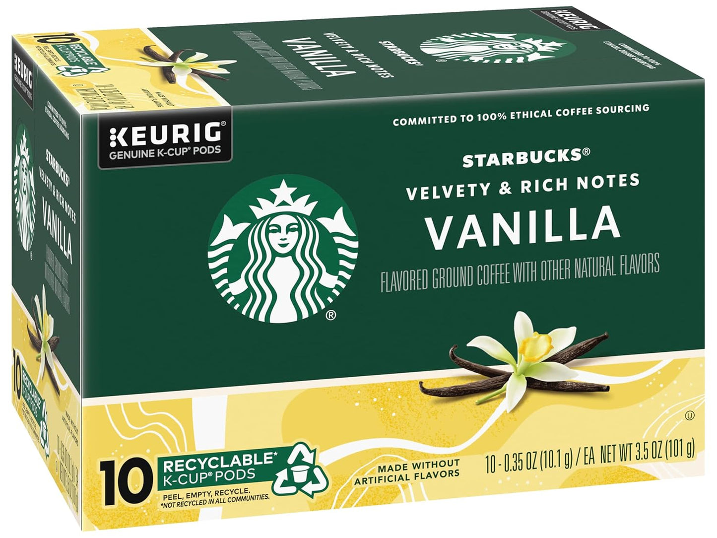 Starbucks Vanilla Coffee K-Cups - 160 Count for Rich Flavor and Convenience