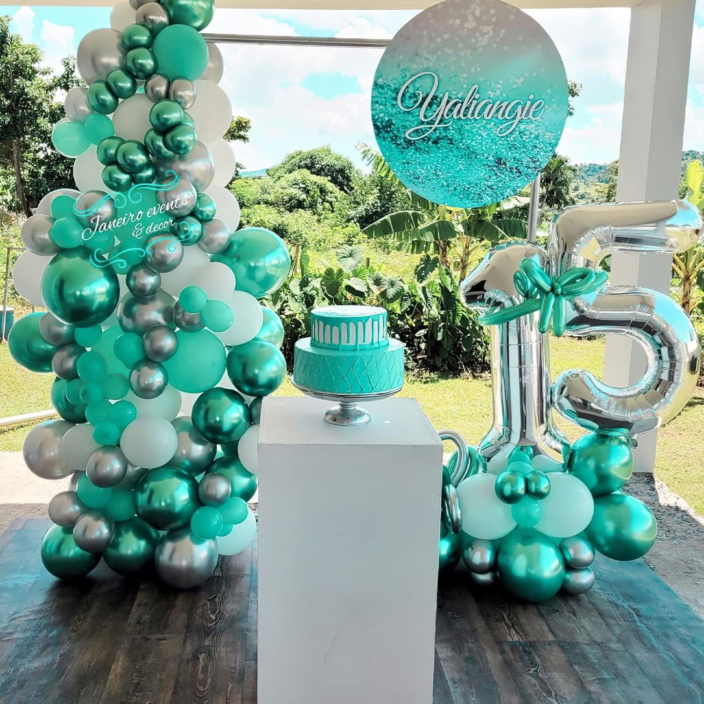 PartyWoo Teal Balloons - 50 Pack 12 Inch Pastel Turquoise Balloons for Celebrations & Events