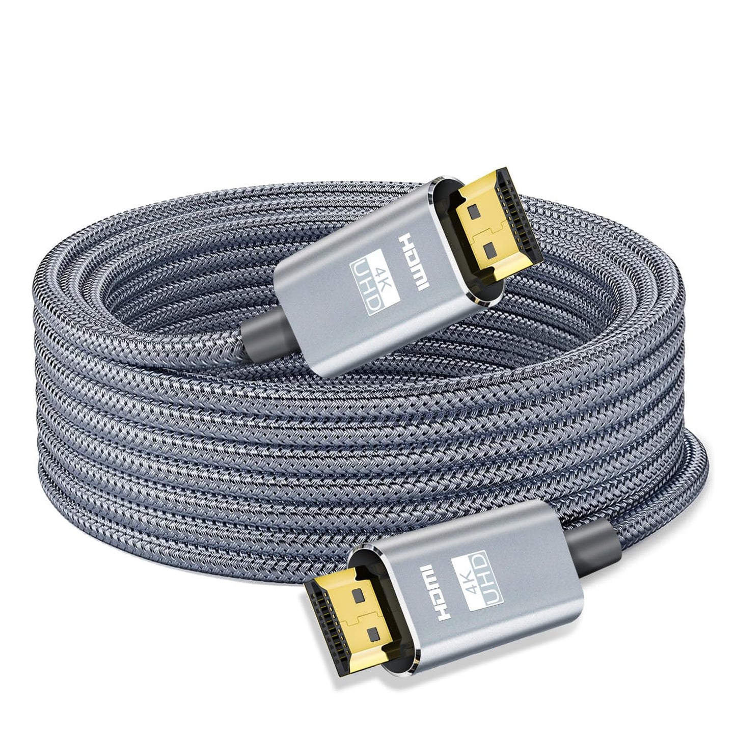 4K 50 15M, 2.0 1080p, 3D, 2.2 PS5, LEADSTAR HDMI Cable ft / Long High Speed HDMI Cord Braided | Ultra HD, ARC, HDCP |