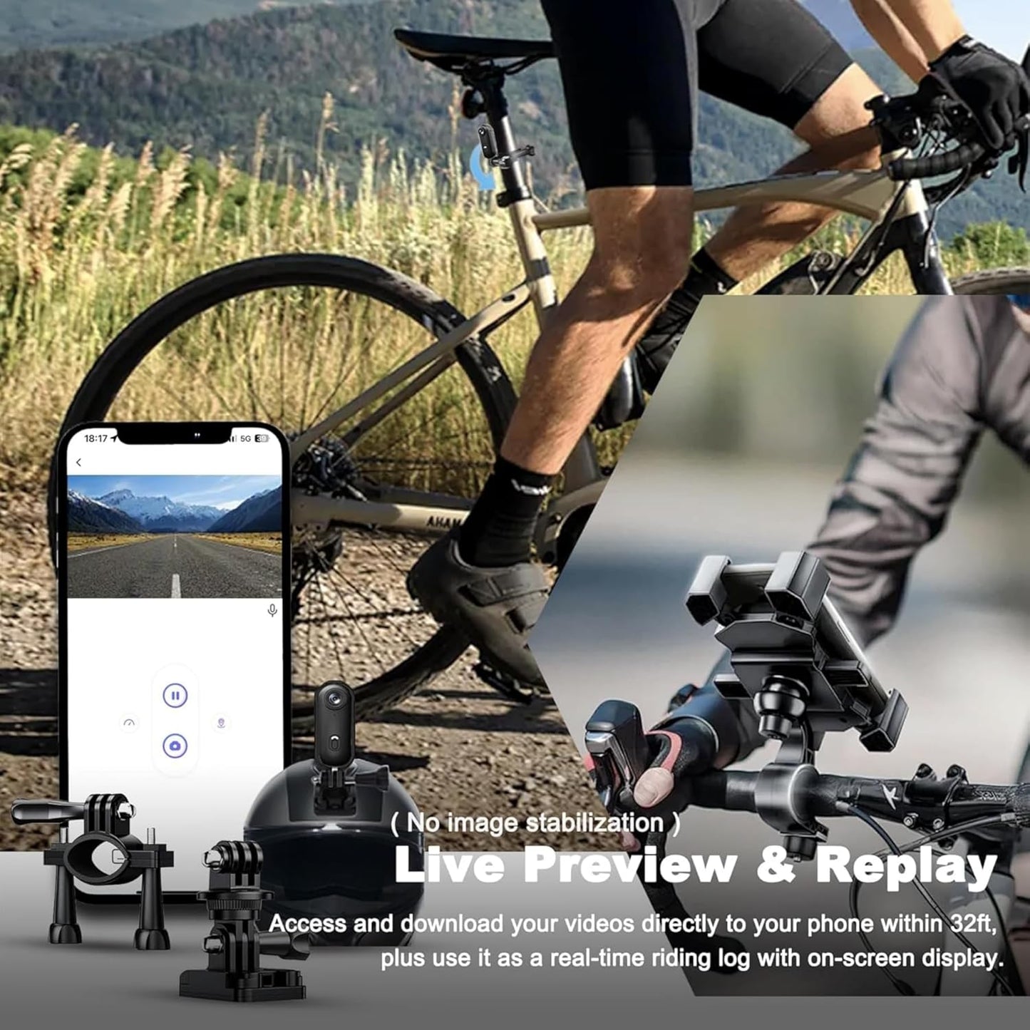 Boeavance Mini Body Camera, Thumb Action Camera, Tiny Size, Mount Anywhere Thumb Size Hands Free Recording POV Camera