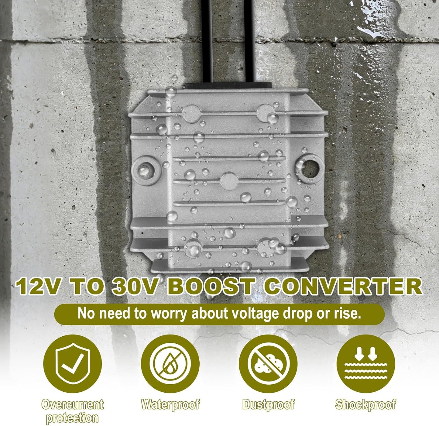 BTFO 12V/24V 30V 3.5A 9-28V Car Adapter for Starlink Mini, to DC Power Cable Supply Universal Input Power Converter