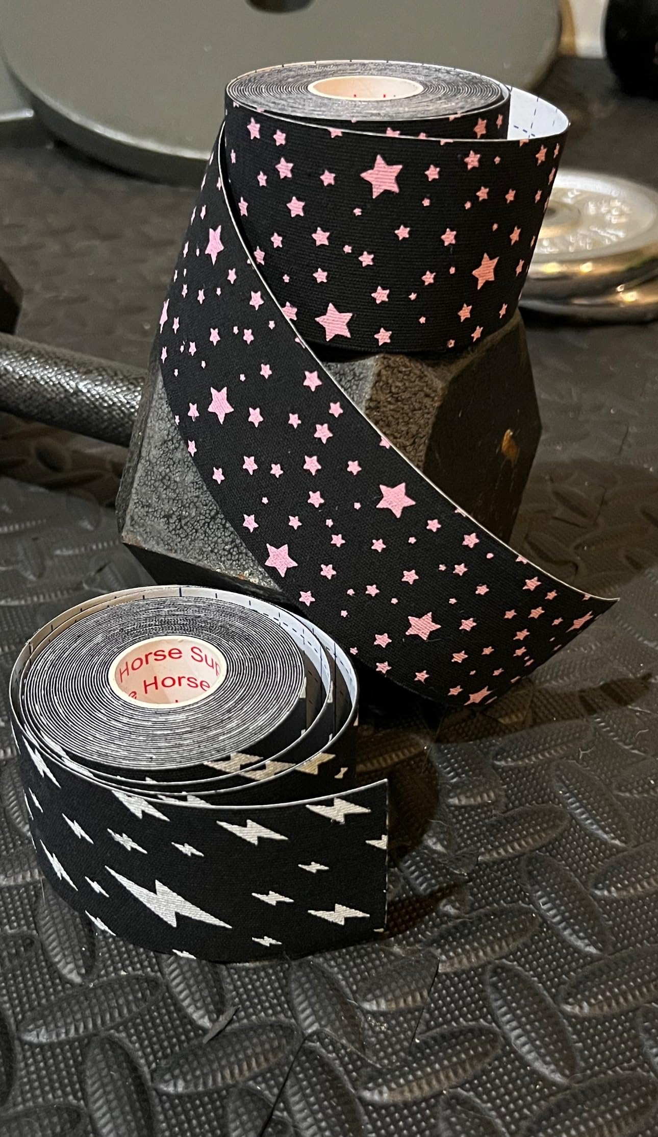 Kinesiology Tape - Enhanced Support, Breathable & Moisture-Resistant - Latex-Free for Sensitive Skin - Customizable, Ideal for Athletes & Fitness Enthusiasts (Lightning)