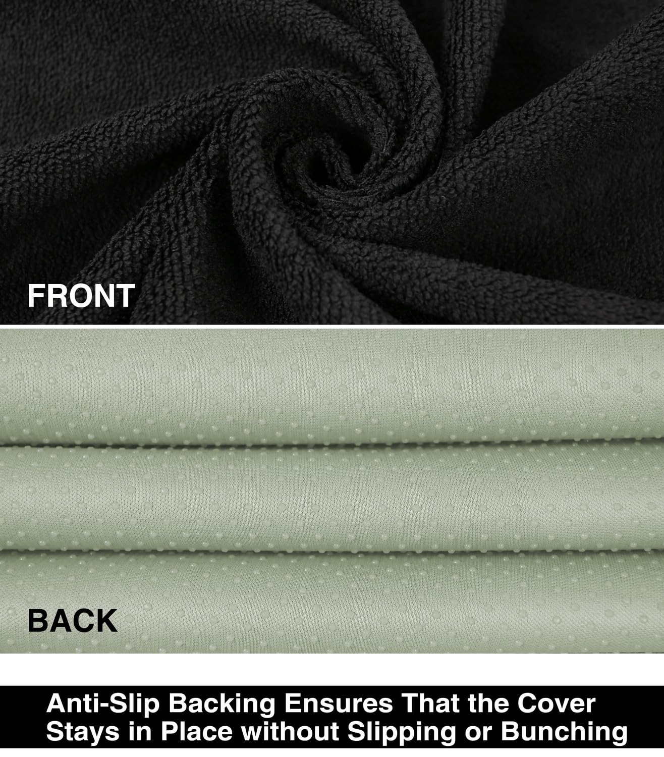 VSHIELD Waterproof Towel Car Seat Cover, Sweatproof Non-Slip Seat Protector, Universal Fit for Front Bucket or Rear Bench Seat of Cars, SUVs, Vans, Trucks, Compatible with Airbags and Armrests