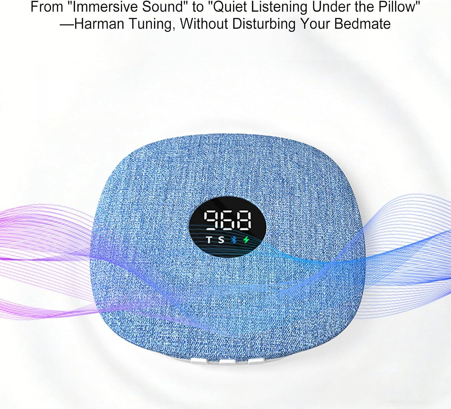 Generic 30H Pillow Speakers for Sleeping, Sleep Speaker Under Pillow Thin Wireless with Timer, Under The Pillows