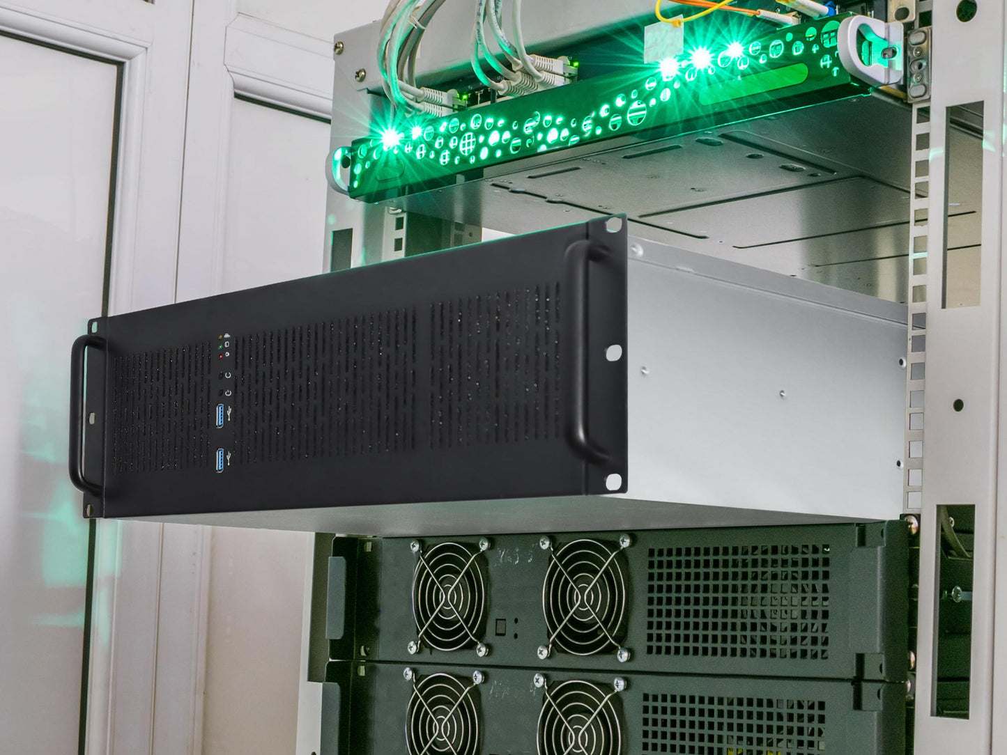 Rosewill 3U Server Chassis Rackmount Case | 6 x 3.5 Bays | ATX Compatible | 2 x 80mm Fans | 2 x USB 3.0 | RSV-Z3100U