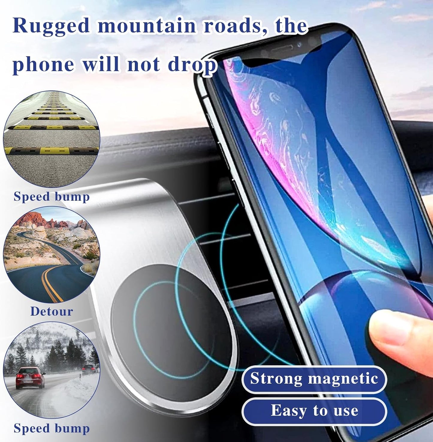 Bewudy 30 Set (5 3.8CM) Self-Adhesive Metal Plates, Replacement for Phone Case, Car, Square Plates, Adhesive Base