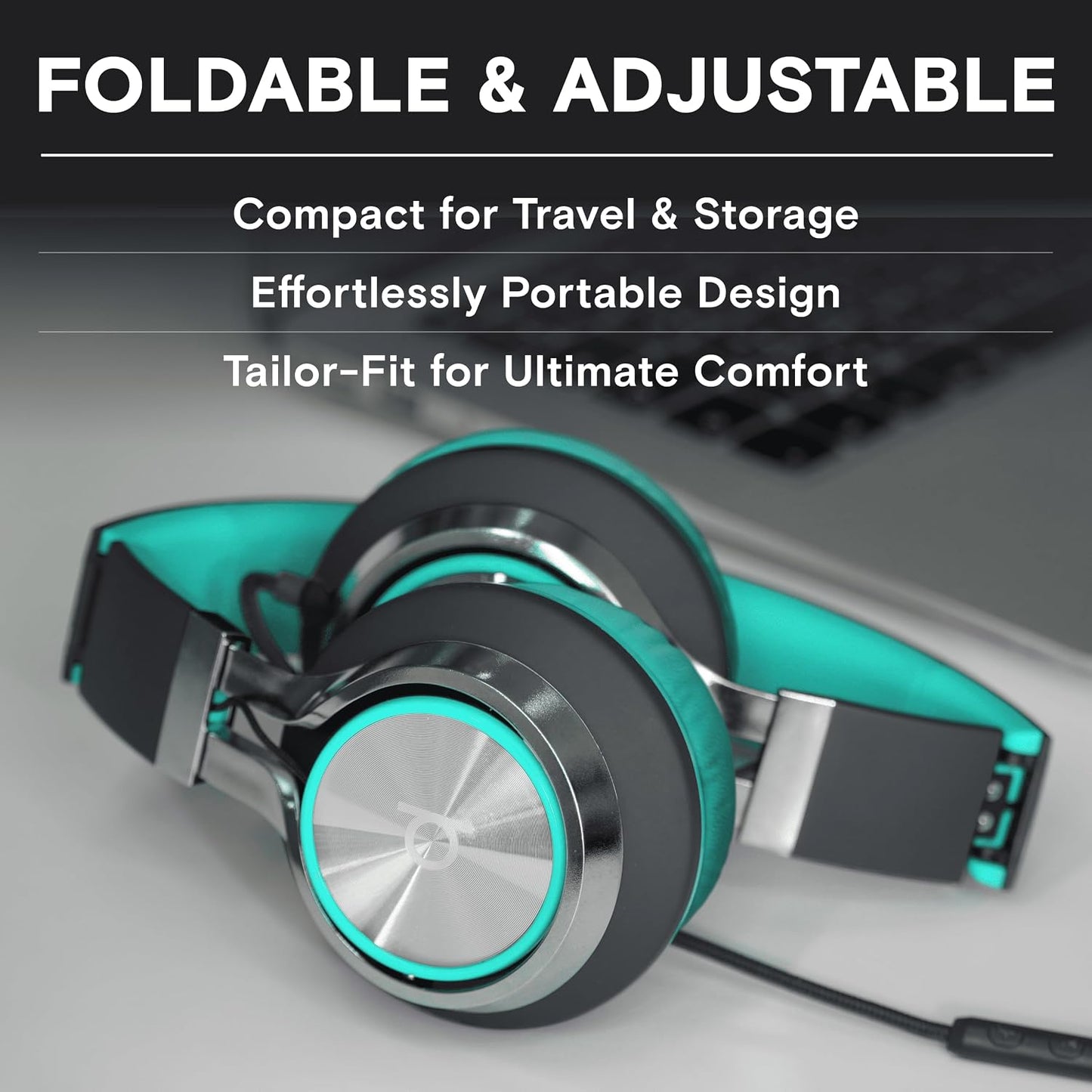 CL750 3.5mm) ARTIX Wired Headphones with Mic Noise Isolating On-Ear Headphones for Computer and Laptop Wired, Plug